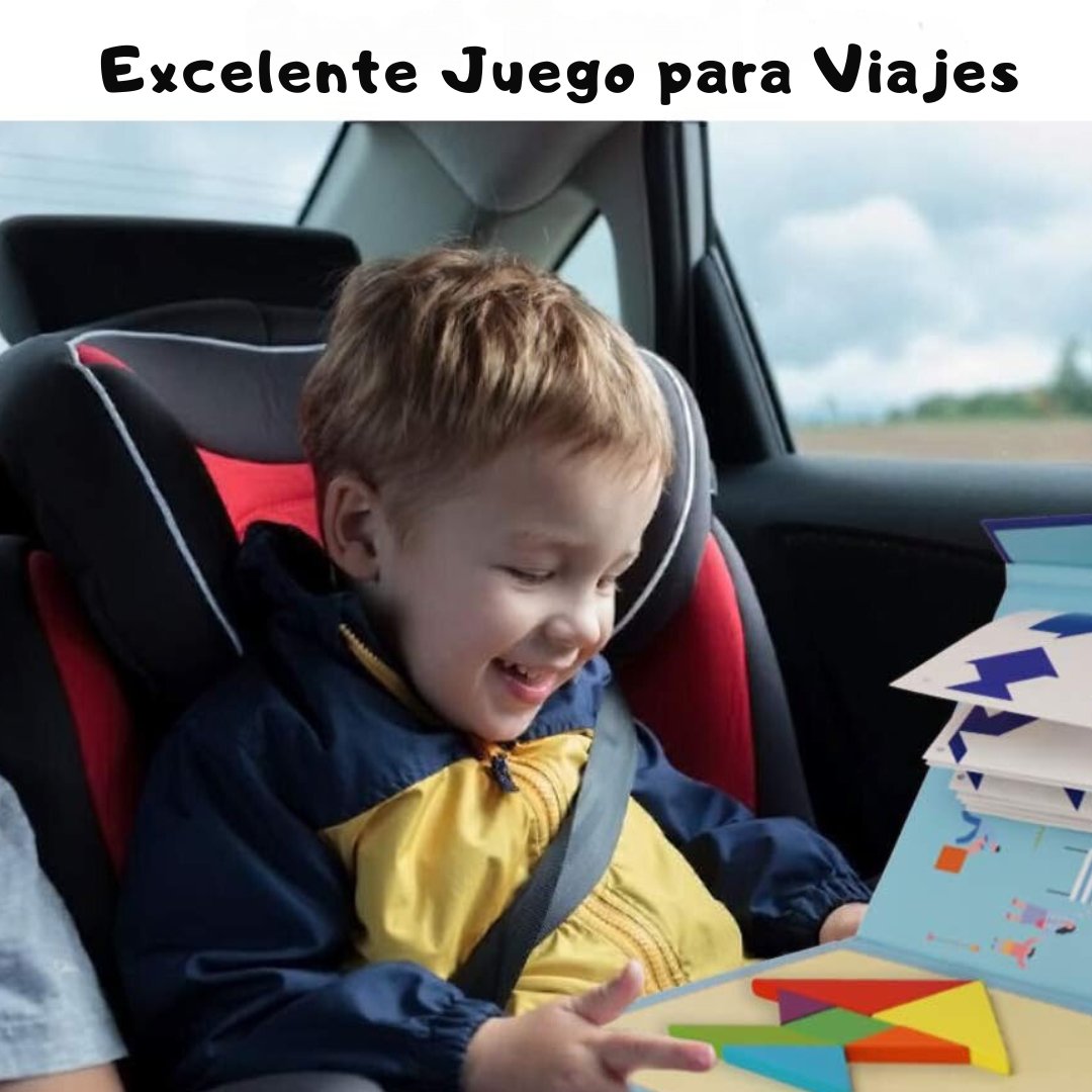 Tangram de Madera Magnético