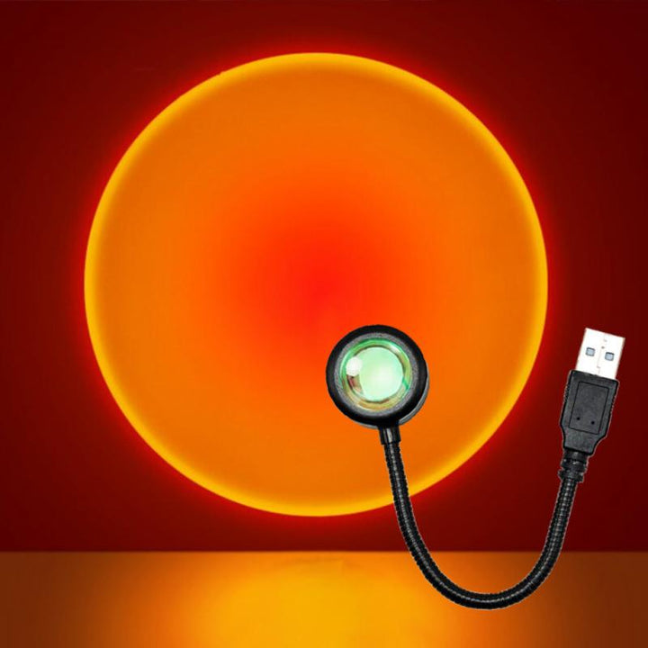 Lámpara Proyectora de Puesta de Sol USB