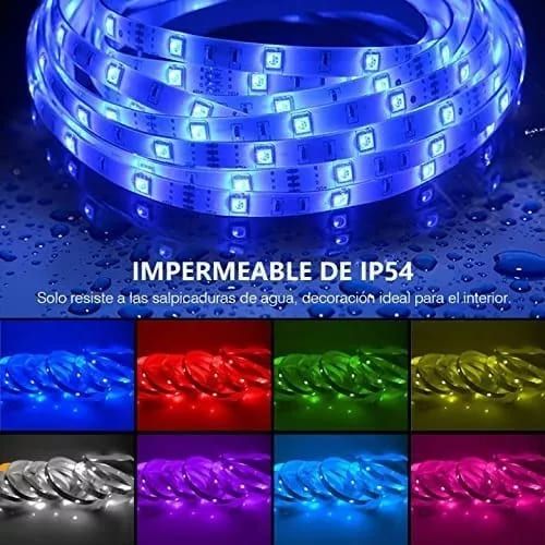 Tira de Luces LED RGB con Conexión y Control